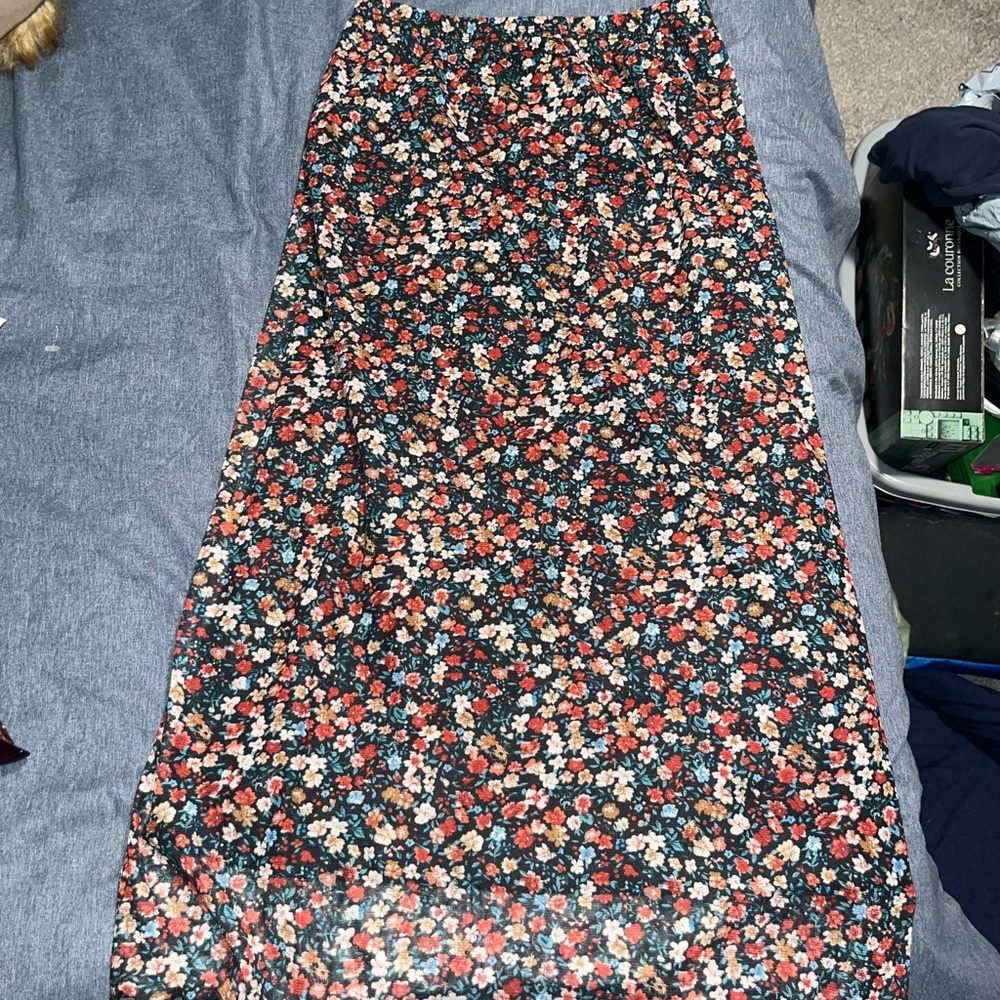 Amazon Floral Maxi Skirt - Multicolor